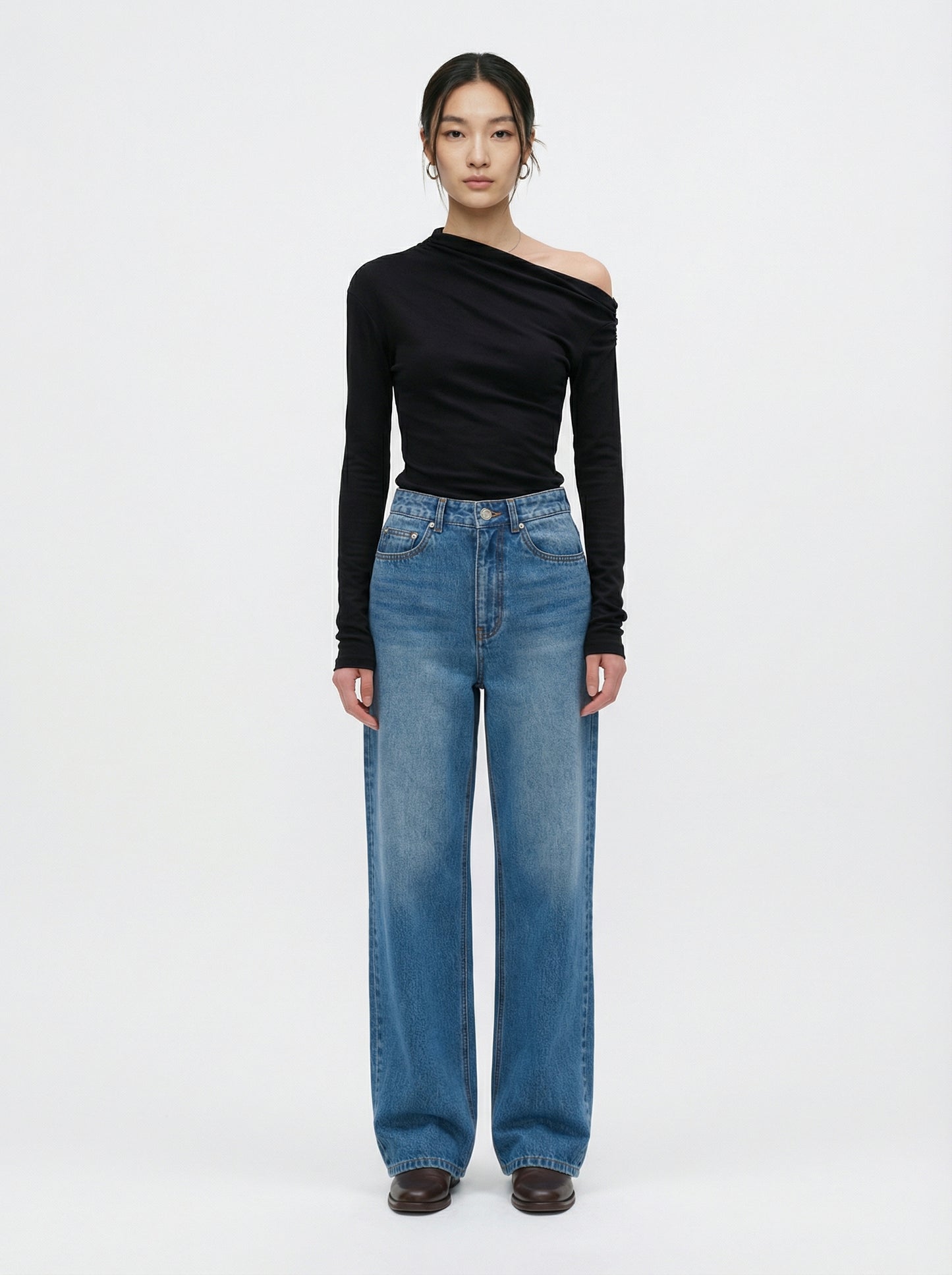 [ERA] Era Straight Fit Denim Pants (Vintage Mid Blue)