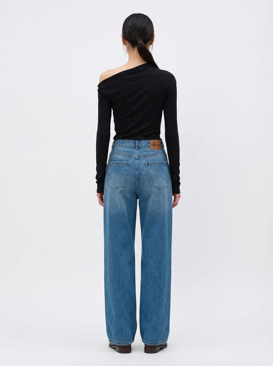 [ERA] Era Straight Fit Denim Pants (Vintage Mid Blue)