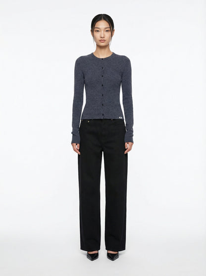 [ERA] Era Straight Fit Denim Pants (Black)