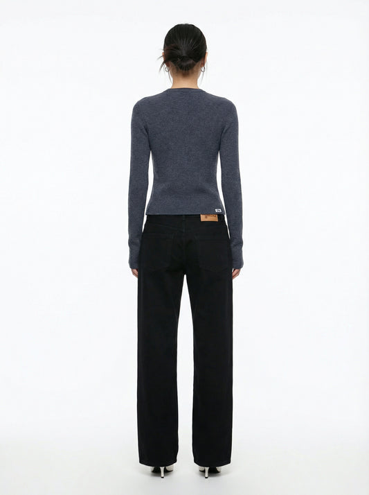 [ERA] Era Straight Fit Denim Pants (Black)