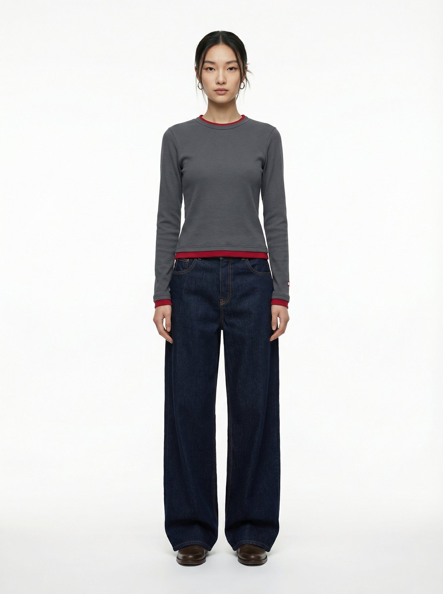 [ERA] ERA Wide Fit Denim Pants (Indigo Blue)