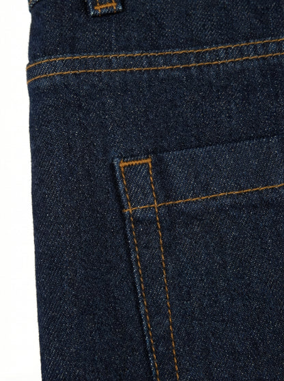 [ERA] ERA Wide Fit Denim Pants (Indigo Blue)