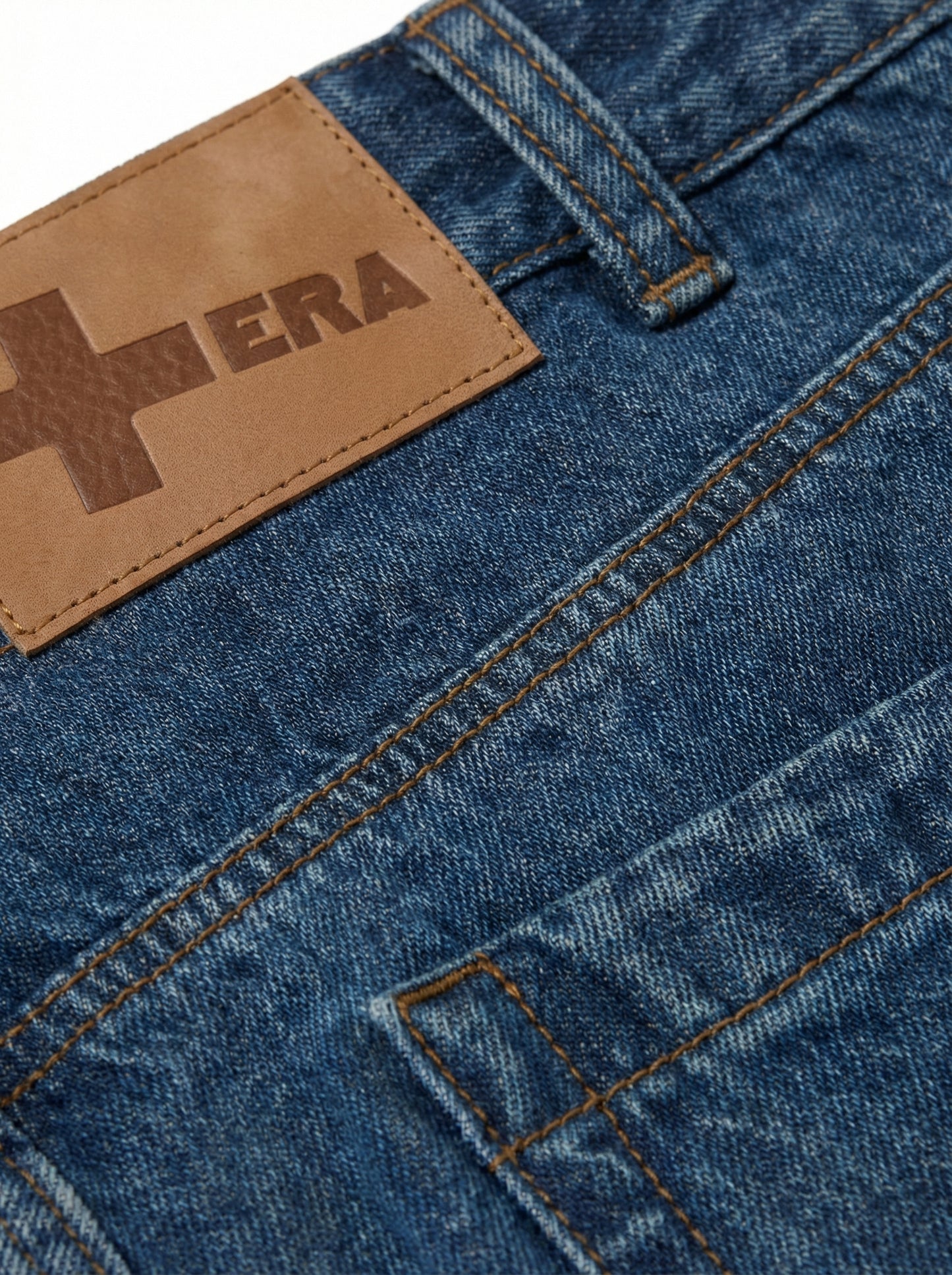 [ERA] ERA Wide Fit Denim Pants (Dusty Blue)