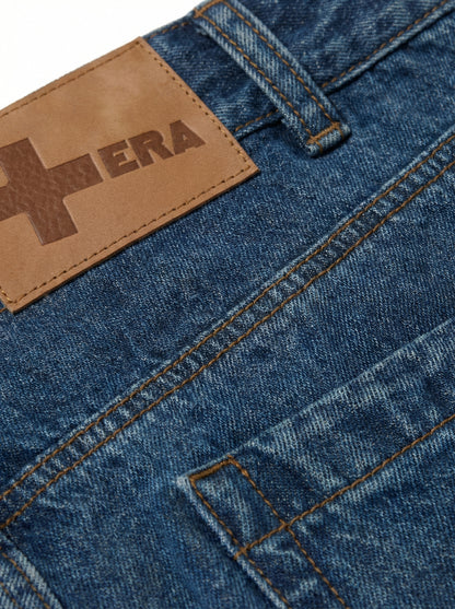 [ERA] ERA Wide Fit Denim Pants (Dusty Blue)