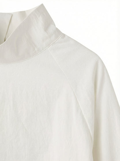 [General Idea] Two-way High Neck Blouse (Ivory)